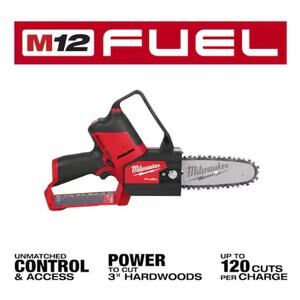 Milwaukee M12 FUEL HATCHET 6" Pruning Saw 12V Tool-Only 120 Cuts Compact 2527-20